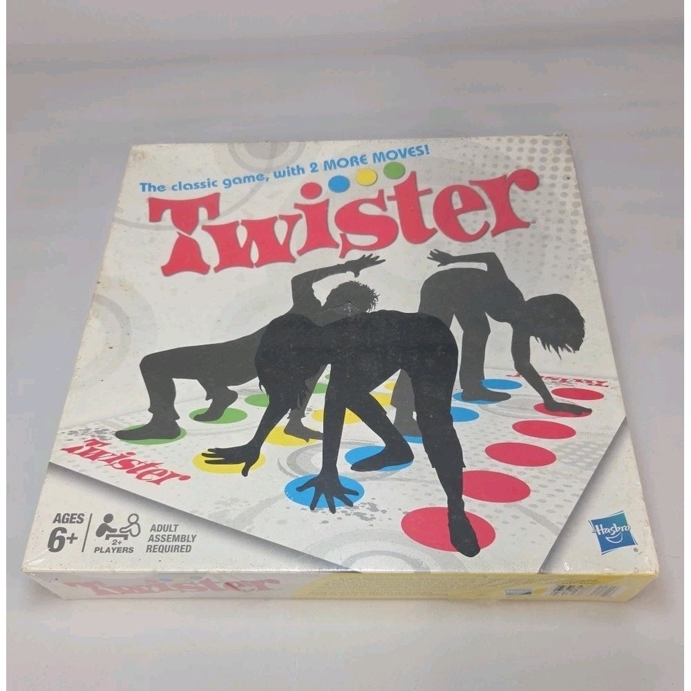 Twister The Classic Game with 2 More Moves New & Sealed Ages 6 & Up